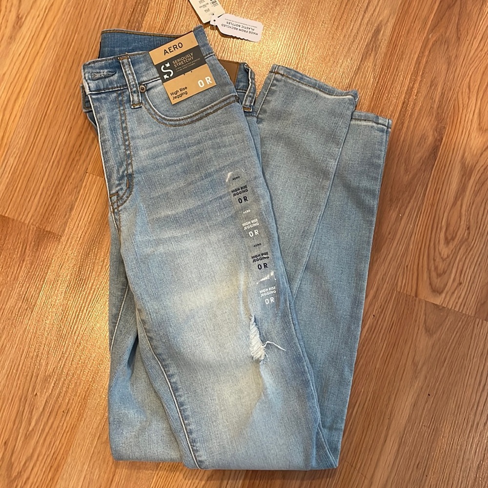 NWT Size 0R High Waisted Aeropostale Lightwash Jeans